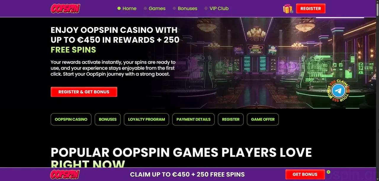 Oopspin Casino Casino